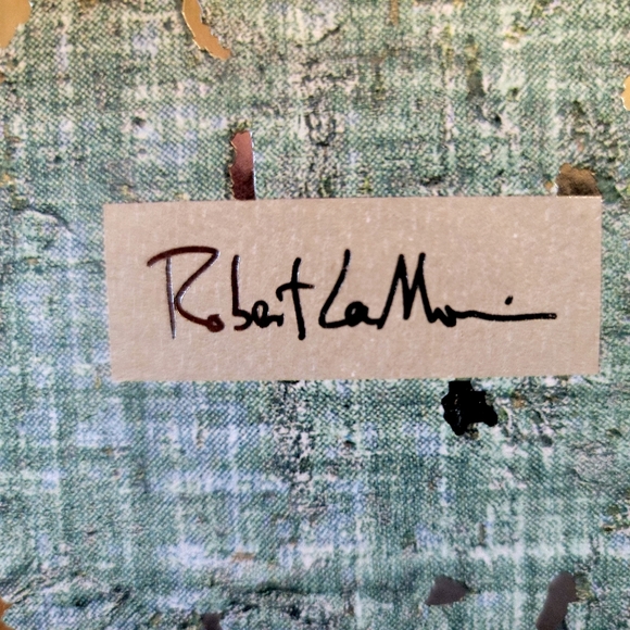 Robert La Muir Earrings Brand Turquoise Gold Color NWT - Picture 2 of 4